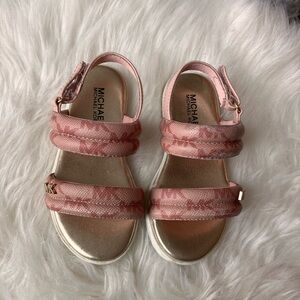 Michael Kors Kids Blush Pink Sandals